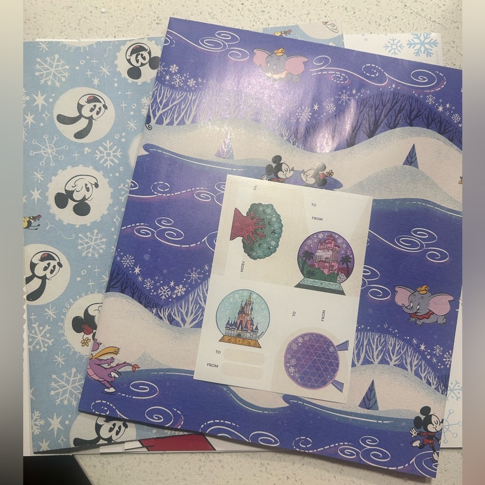 Disney Wrapping Sheets